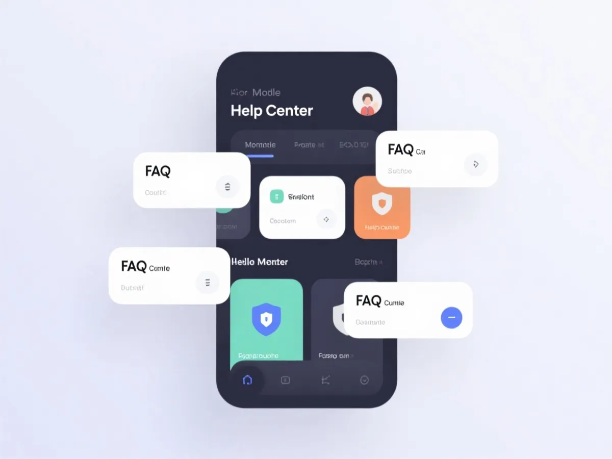 大发客服中心帮助中心界面示意图