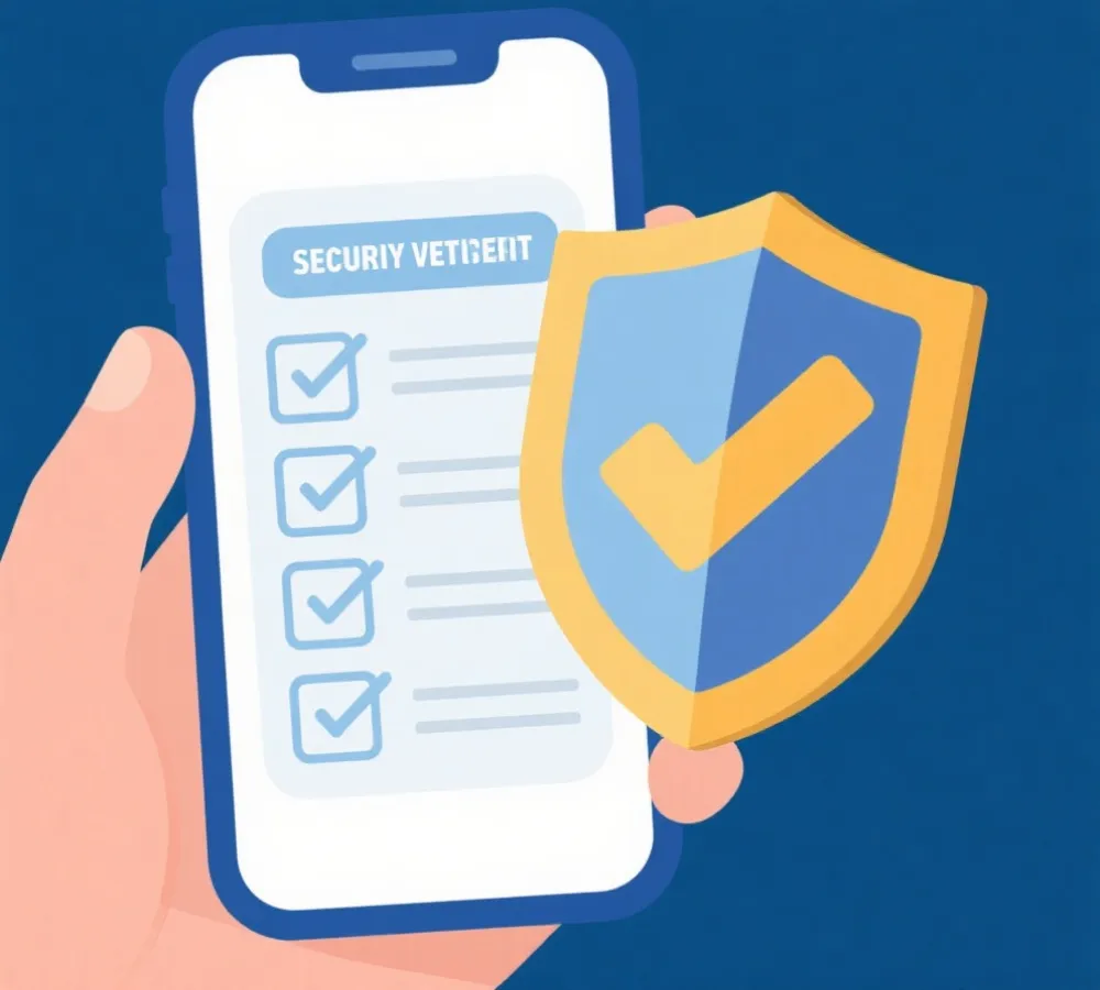 安全验证与身份核验示意图